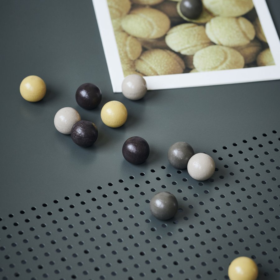 Monograph Magneter Wood, Beige/Yellow/Paprika/Otter