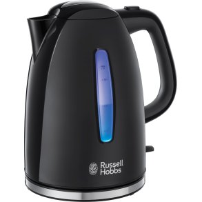 Russell Hobbs Textures Plus+ Wasserkocher 1,7 L, Schwarz