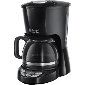 Russell Hobbs Textures Plus+ Kaffeemaschine 1,25 L, Schwarz