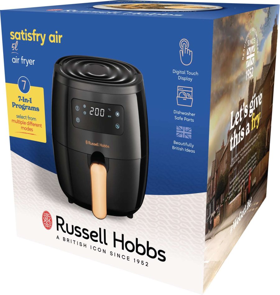 Russell Hobbs Satisfry Air Airfryer 5 L, Sort