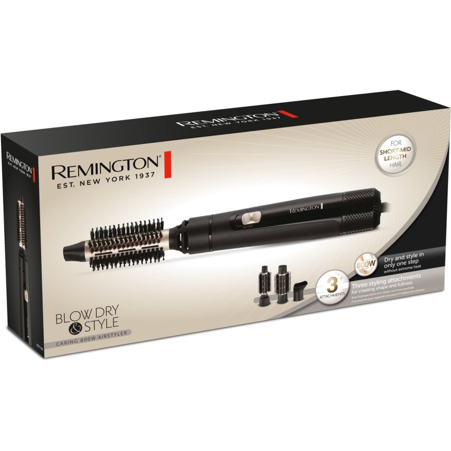 Remington Blow Dry & Style Caring Air-Styler, Schwarz