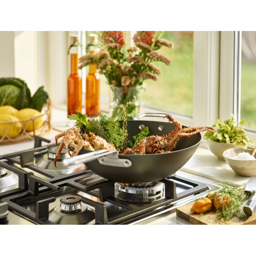 Scanpan Black Iron Wok 30 cm