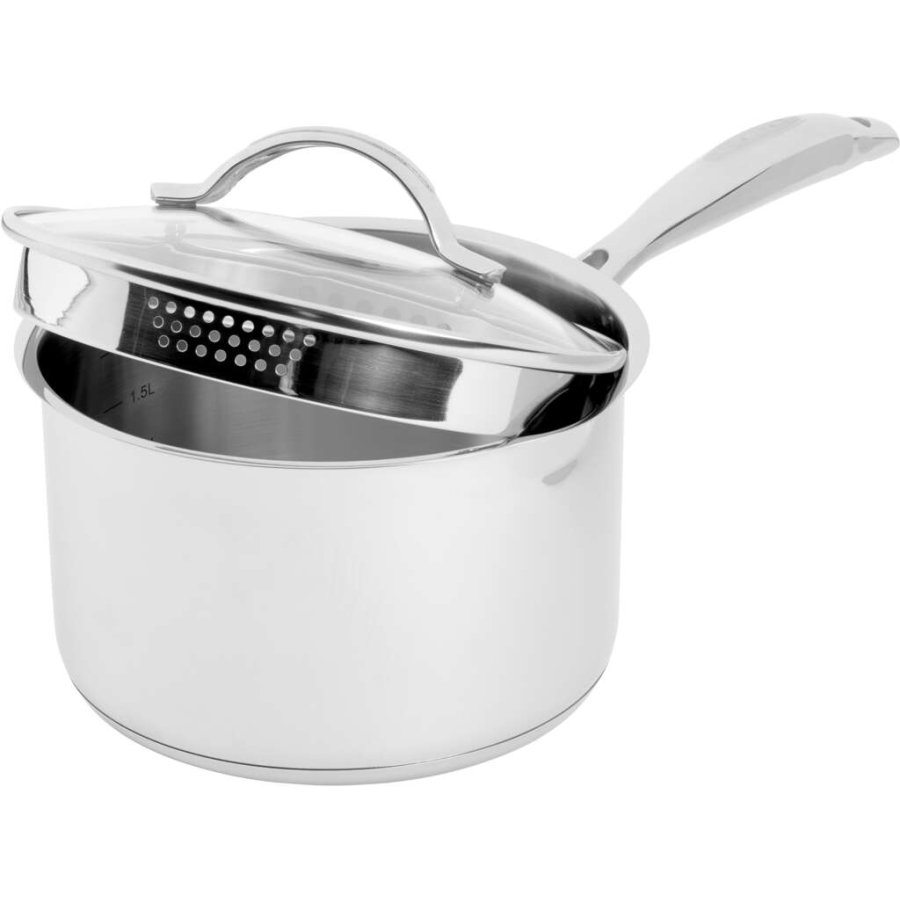 Scanpan STS Kasserolle m. Lg 2,5L L/18 cm