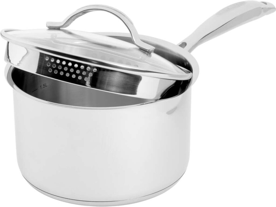 Scanpan STS Kasserolle m. Lg 2,5L L/18 cm