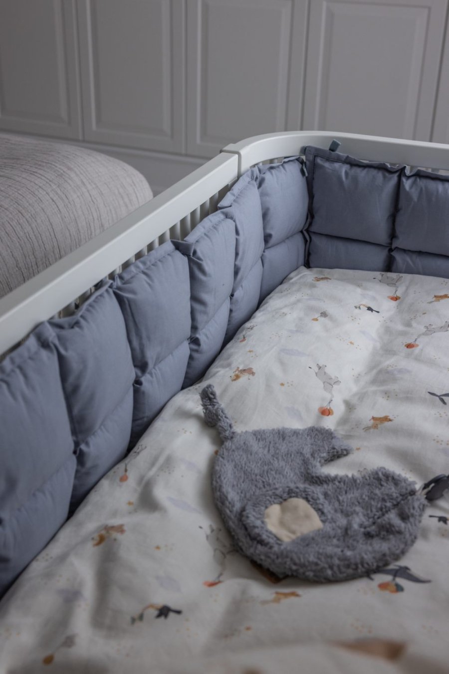 Sebra Kapok Bettumrandung 360 cm, Dusty Blue