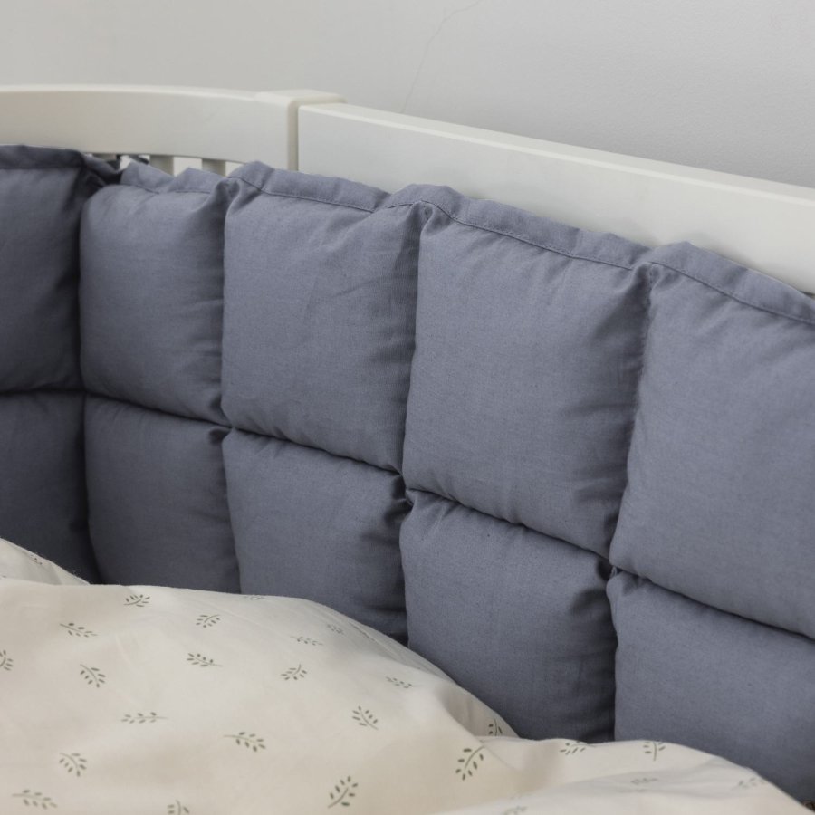 Sebra Kapok Bettumrandung 180 cm, Dusty Blue