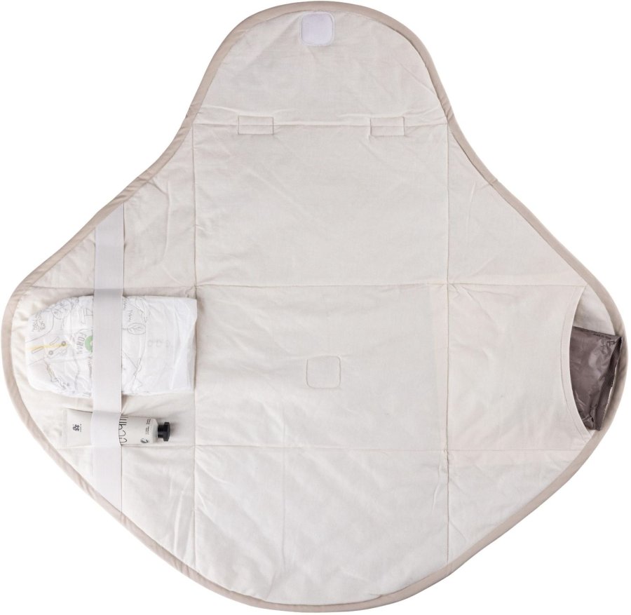 Sebra On-the-go Pusleunderlag 75x75 cm, Morning Beige