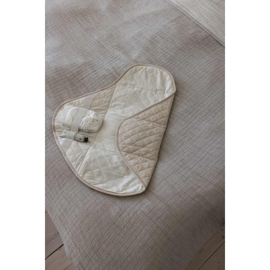 Sebra On-the-go Pusleunderlag 75x75 cm, Morning Beige