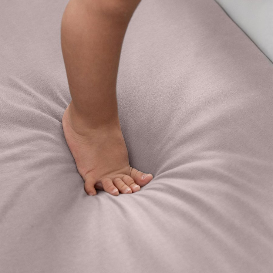 Sebra Jersey Babylaken 70x120 cm, Rose