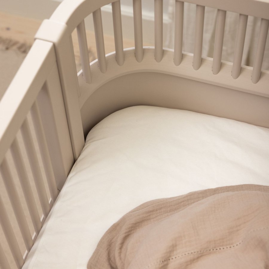 Sebra Jersey Babylaken 2-delige set 70x120 cm, Wit