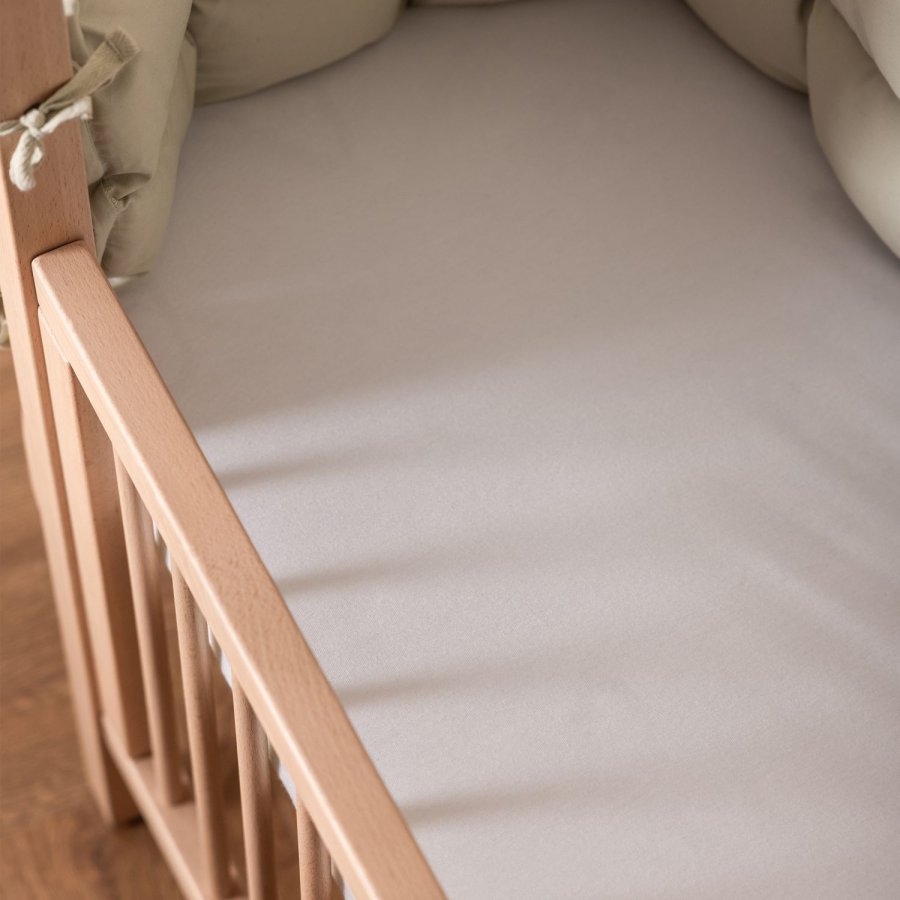 Sebra Crib Baby Natleggerlaken 40x85 cm, Wit