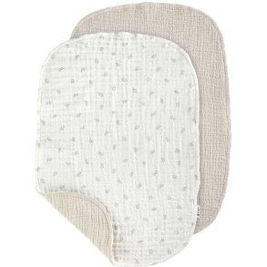 Sebra Wickelunterlage 2er Set 58x40 cm, Musselin/Sophora