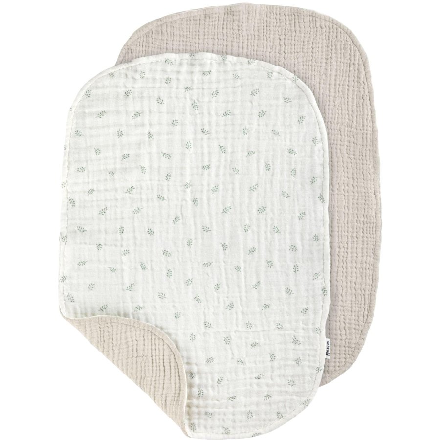 Sebra Wickelunterlage 2er Set 58x40 cm, Musselin/Sophora