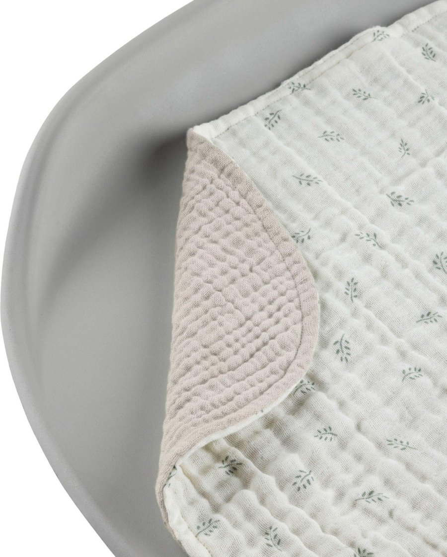 Sebra Wickelunterlage 2er Set 58x40 cm, Musselin/Sophora