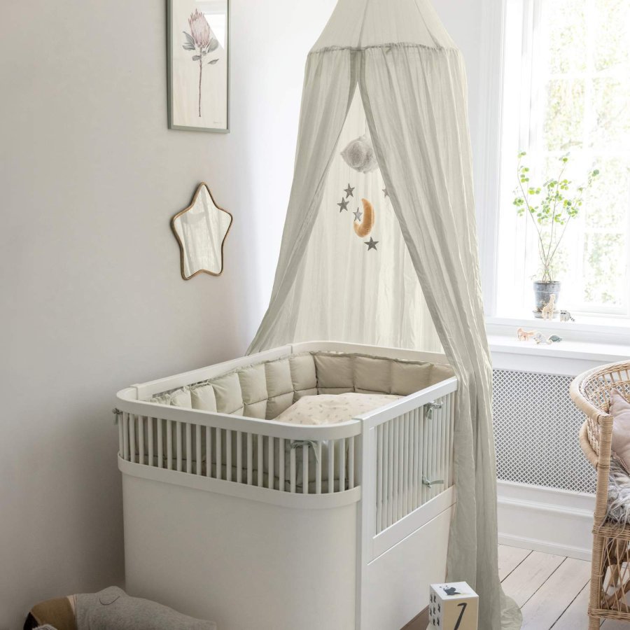 Sebra Betthimmel Dobbyv�vet 240 cm, Mist Green