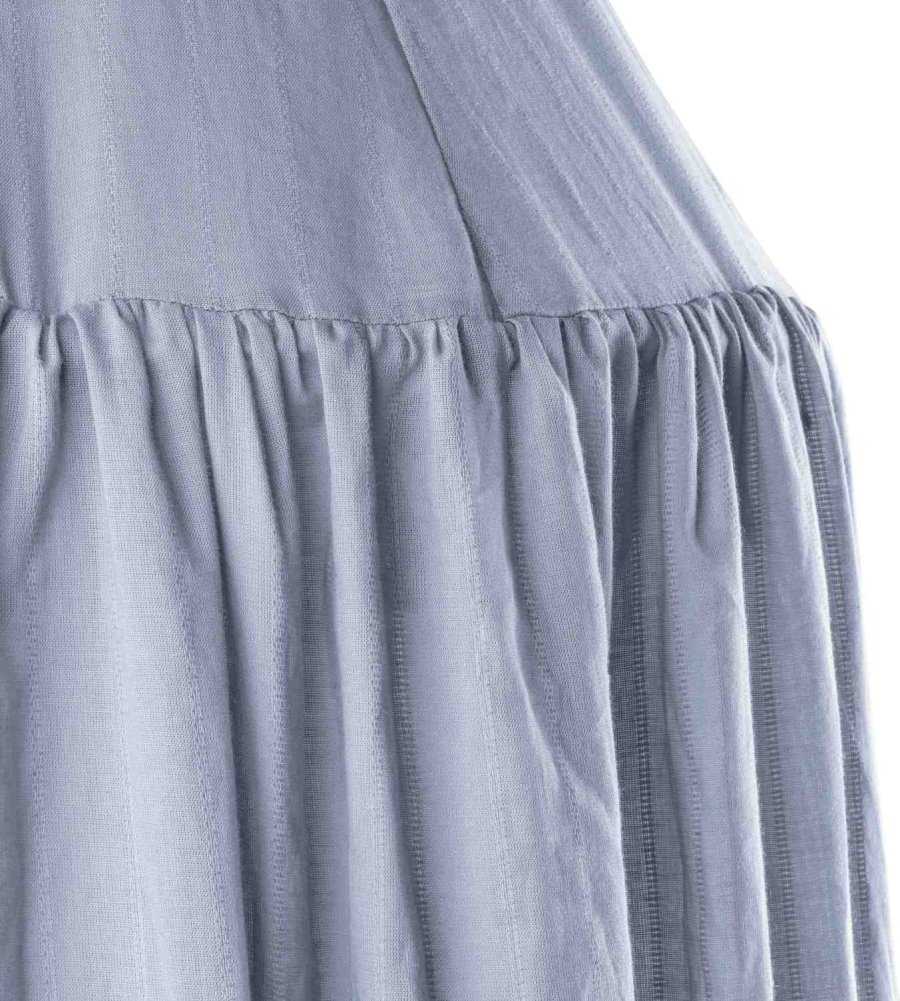 Sebra Betthimmel Dobbyv�vet 240 cm, Dusty Blue