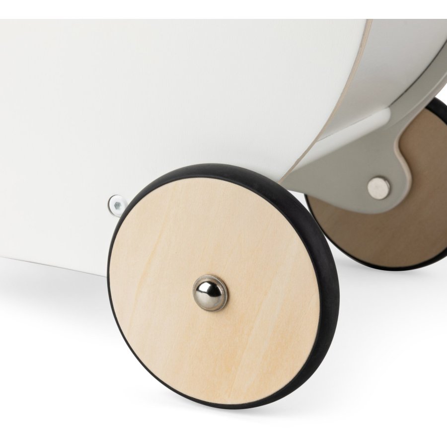 Sebra Dukkevogn 45 cm, Classic White