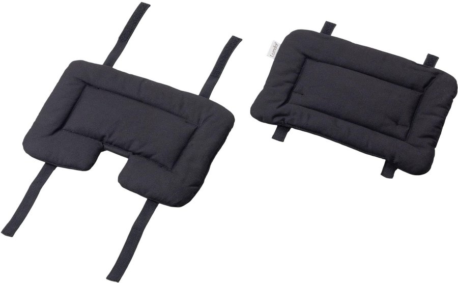 Leander Louie Kissen für Hochstuhl 2-teilig, Schwarz