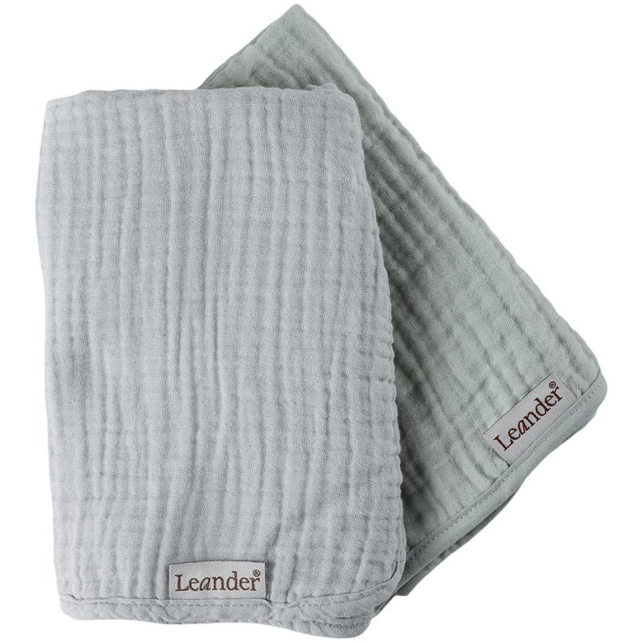 Leander Matty Wickelunterlage 2er Set 40x60 cm, Grey/Green