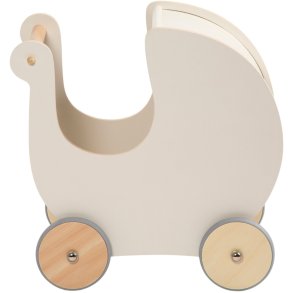 Sebra Dukkevogn 45 cm, Classic White