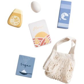 Sebra Dagligvarer 6 Dele, Multi