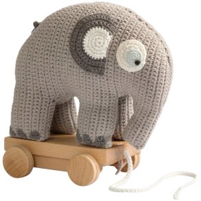 Sebra Fanto Hklet Trkdyr 25 cm, Classic Grey