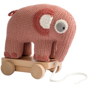 Sebra Fanto Gehkeltes Ziehtier 25 cm, Blossom Pink