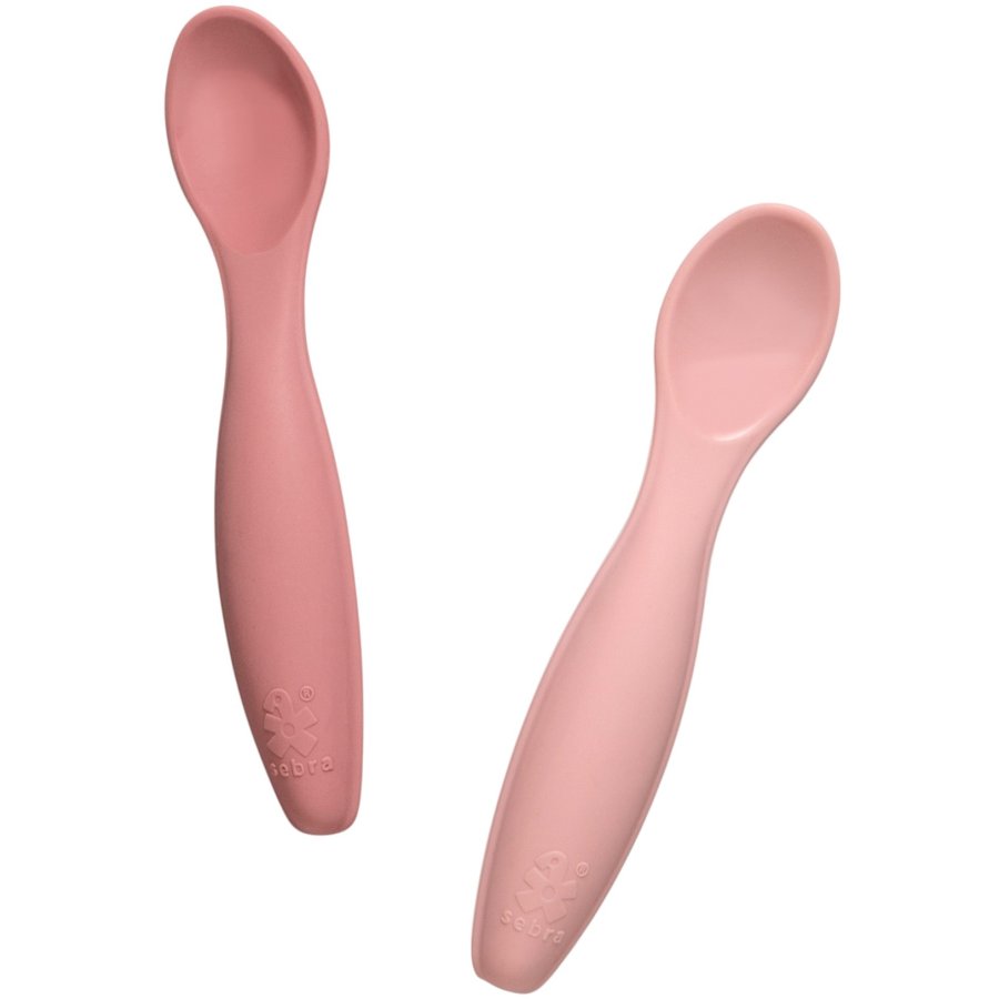Sebra Silikoneske 2 stk, Blossom Pink