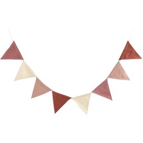 Sebra Flaggenranke 250 cm, Blossom Pink