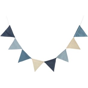 Sebra Flaggenranke 250 cm, Powder Blue