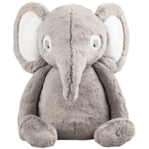 Sebra Teddybr der Elefant Finley 38 cm, Grau