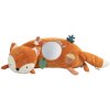 Sebra Mavepude m. Aktiviteter Rven Sparky 43x27 cm, Mrk Orange