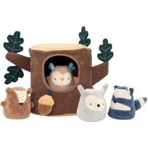 Sebra Aktivittsspielzeug Versteckspiel Baumstumpf 22 cm, Braun