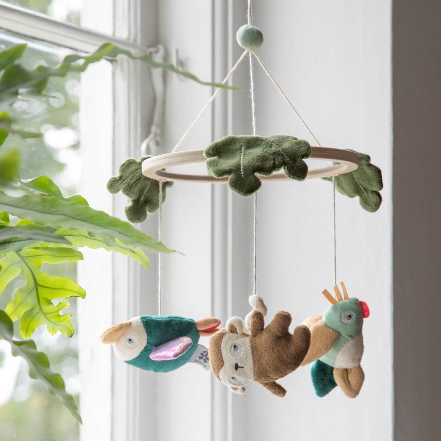 Sebra Wildlife Musik- und Spiegeluhr, 47 cm, Mehrfarbig