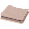 Sebra Stofbleer 3 stk. 75x75 cm, Moonlight Beige