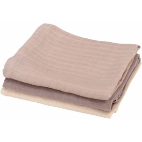 Sebra Stoffwindeln 3er-Set. 75x75 cm, Mondlichtbeige