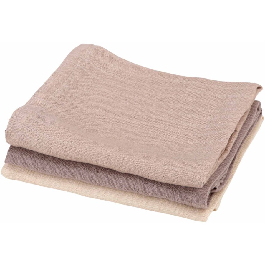 Sebra Stofbleer 3 stk. 75x75 cm, Moonlight Beige