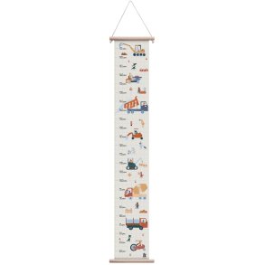 Sebra Busy Builders Hhenmesser 125 cm, Blau