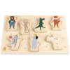 Sebra Toes/Builders Puslespil, Multi