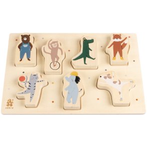 Sebra Toes/Builders- Formensortierer, Mehrfarbig