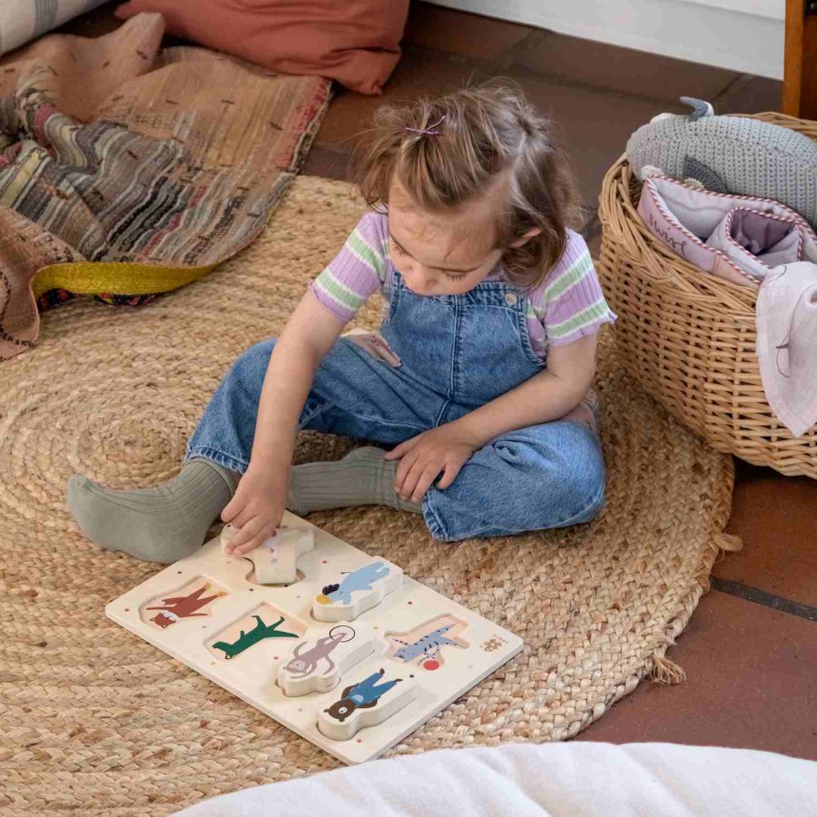 Sebra Toes/Builders Puslespil, Multi