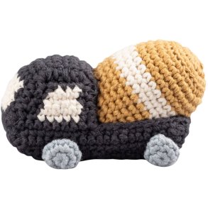 Sebra Gehkelte Rassel Zementlaster 8 cm, Grau