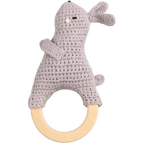 Sebra H�klet Rangle Kanin 17 cm, Lilla