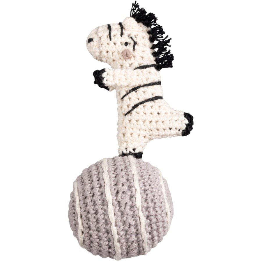 Sebra Hklet Rangle Zebra 14 cm, Lilla