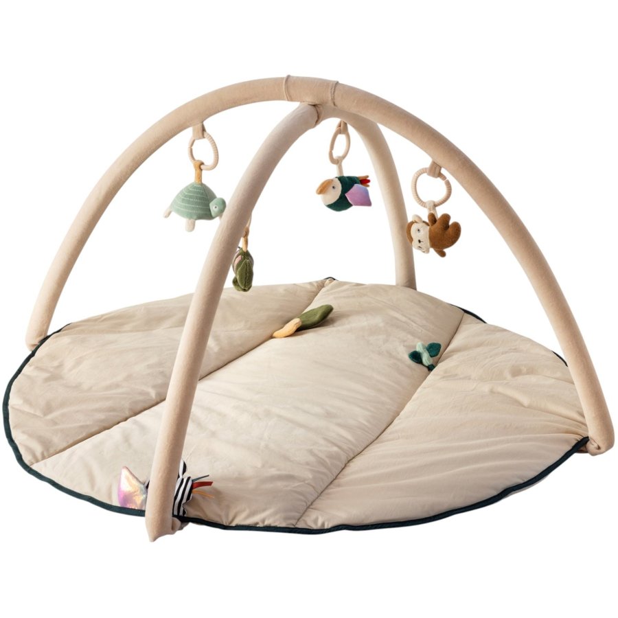 Sebra Aktivitetslegetppe Wildlife Animals 90 cm, Jetty Beige