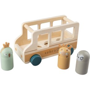 Sebra Bus 4 Dele 20 cm