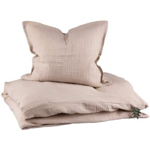 Sebra Junior Bettwsche Musselin 100x135 cm, Seabreeze Beige