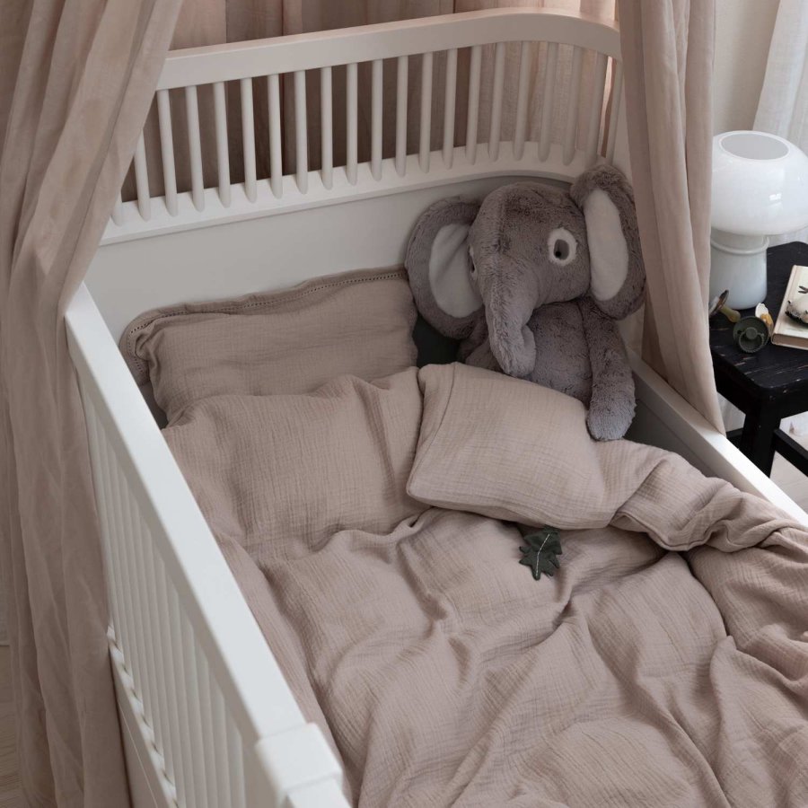 Sebra Junior Bettwsche Musselin 100x135 cm, Seabreeze Beige