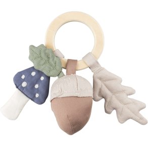 Sebra Rassel Blatt/Pilz/Eichel 19 cm, Mehrfarbig