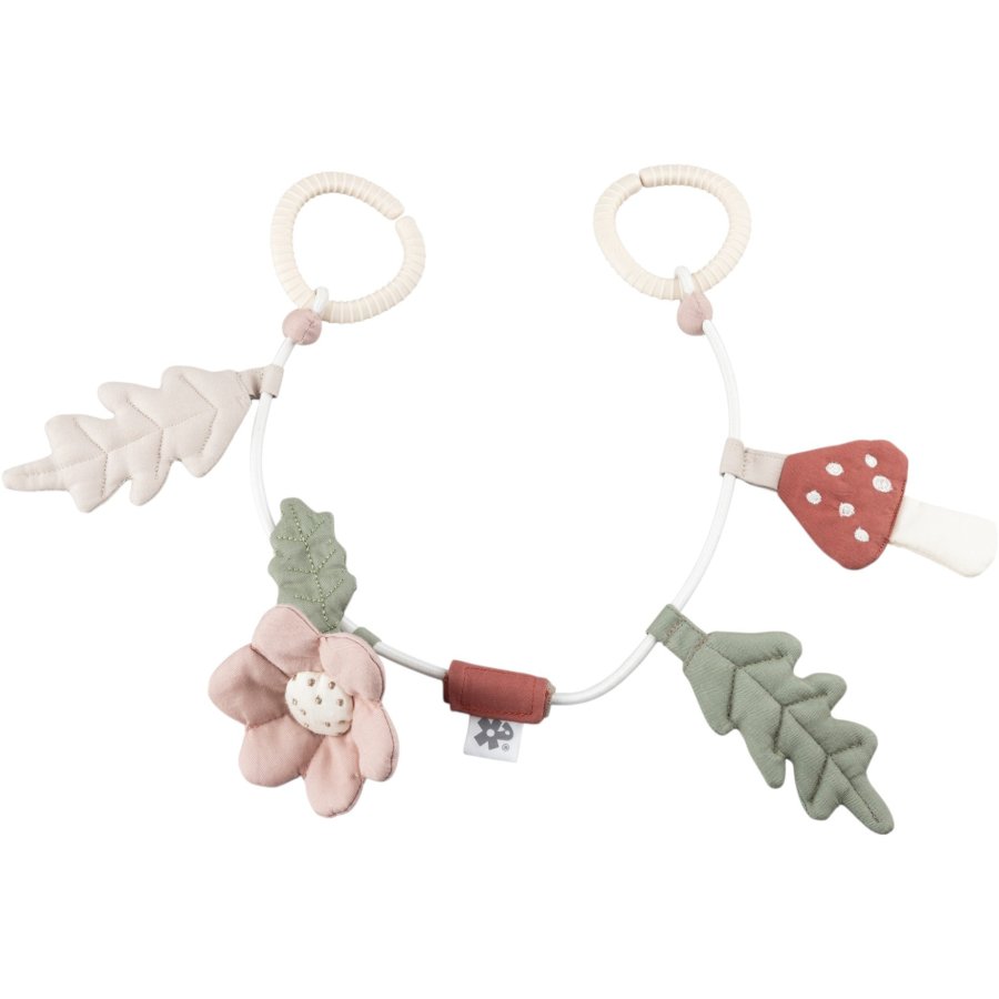 Sebra Kinderwagenkette Blatt/Pilz/Blume 52 cm, Mehrfarbig